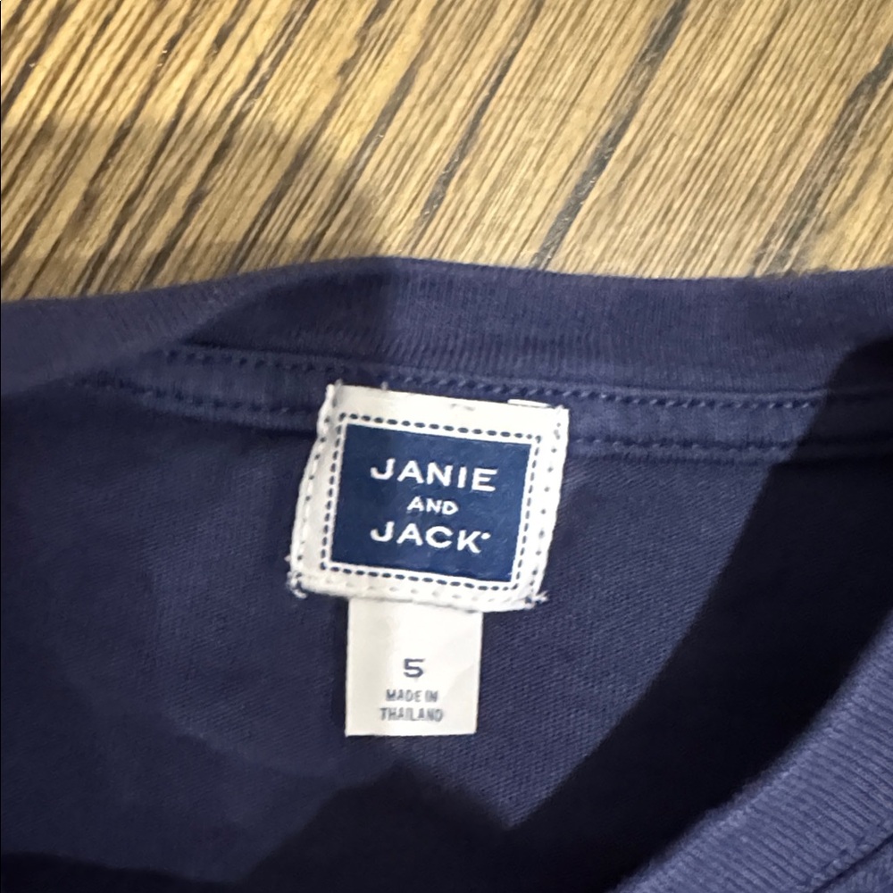 Janie and Jack Navy and Gray Anchor Set - Picture 2 of 6